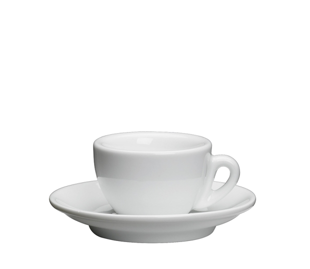 Porcelánový šálek na espresso ROMA bílý 50 ml - Cilio