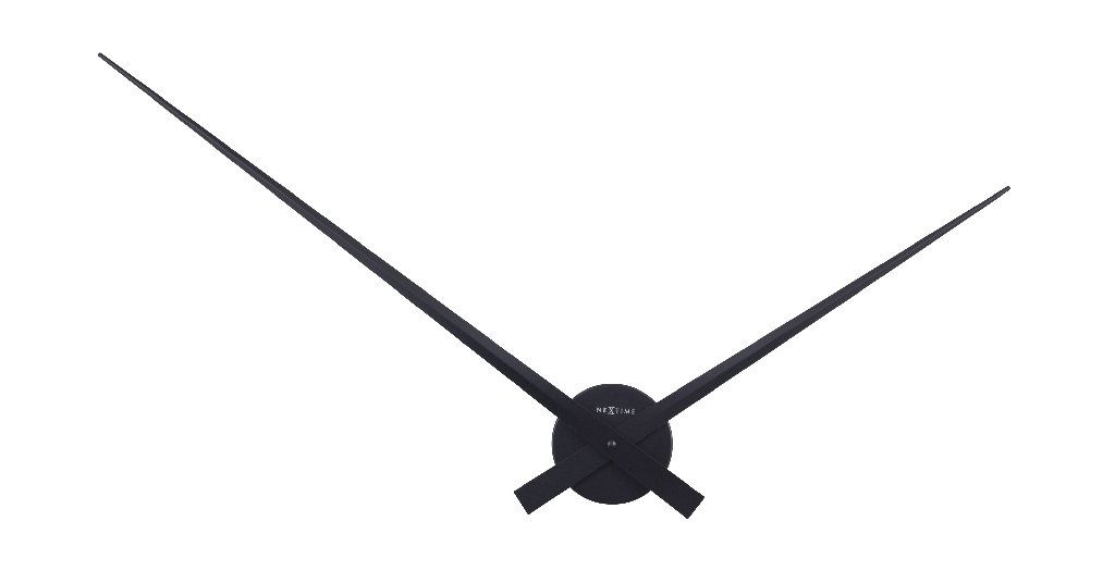 Nástěnné hodiny HANDS černé 85 cm - NEXTIME 