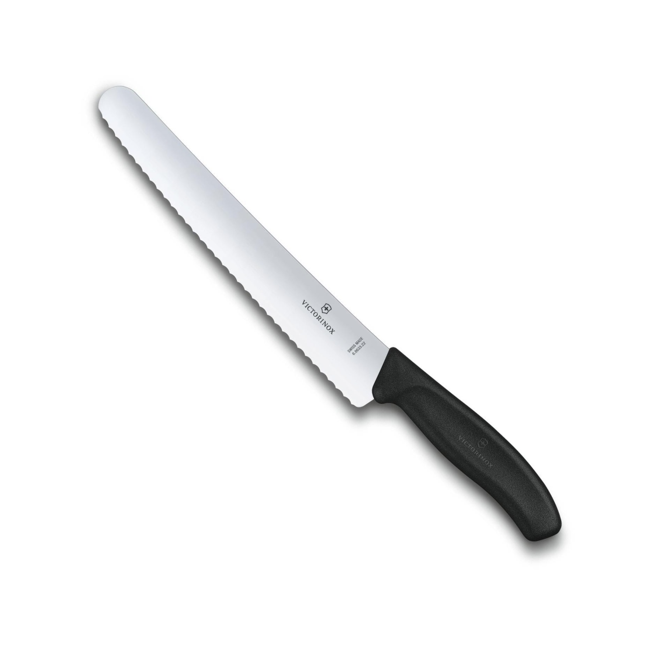 Nůž na chleba a pečivo SWISS CLASSIC 22 cm černý - Victorinox