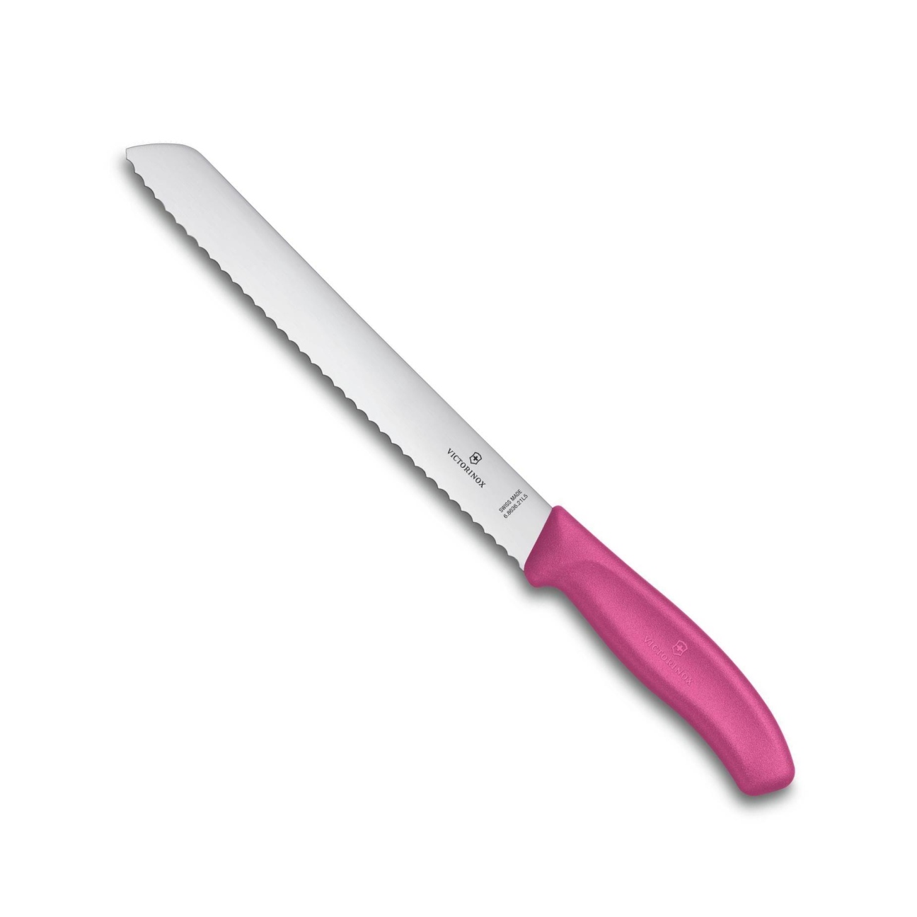 Nůž na chleba a pečivo SWISS CLASSIC 21 cm růžový - Victorinox