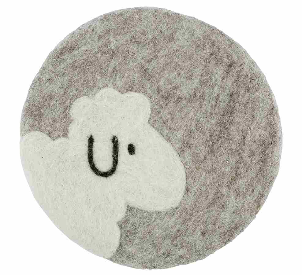 Podložka LANA SHEEP šedá, ovčí vlna - Cilio