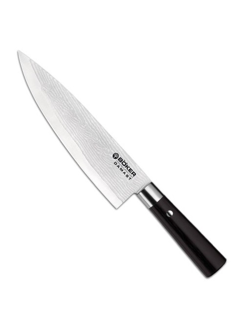 Damaškový Kuchařský nůž Damast Black 21 cm - Böker Solingen