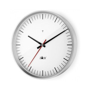 Fotografie Nástěnné hodiny VIDA, bílé 24 cm - ZACK