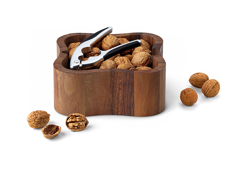Fotografie Miska na ořechy s louskáčkem akácie - Continenta