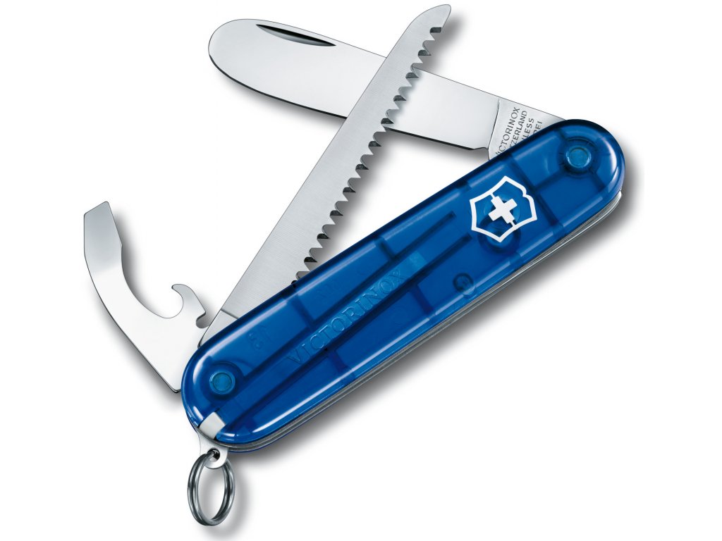 Kapesní nůž MY FIRST transparent, modrý - Victorinox