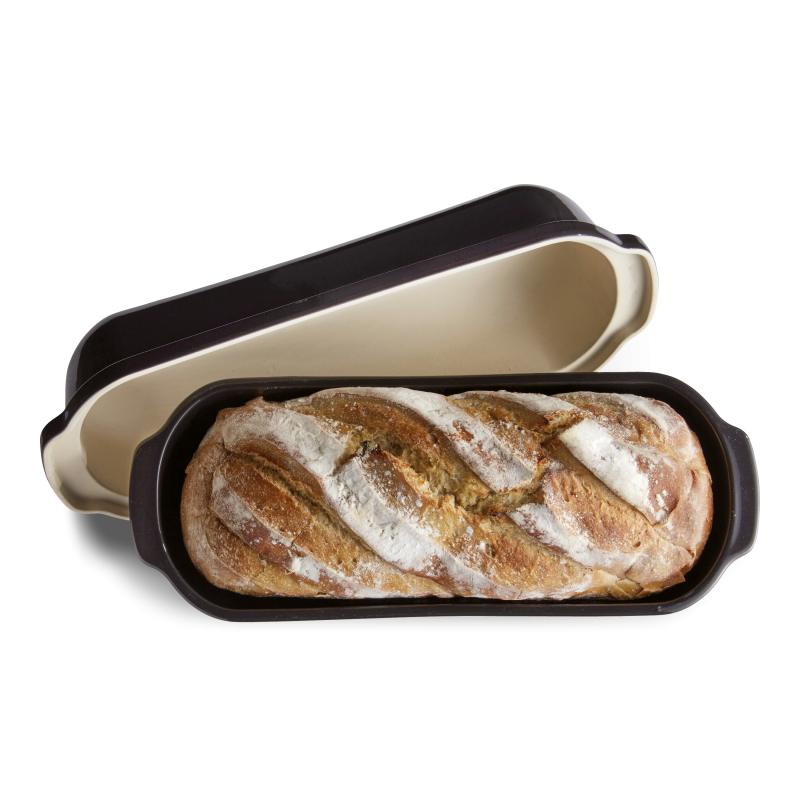 Fotografie Forma na pečení chleba Specialities Charcoal E-BALENÍ 39,5 x 16 cm - Emile Henry