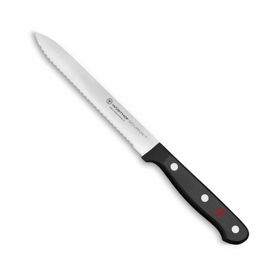 Nakrajovací nůž na uzeniny GOURMET 14 cm - Wüsthof Dreizack Solingen