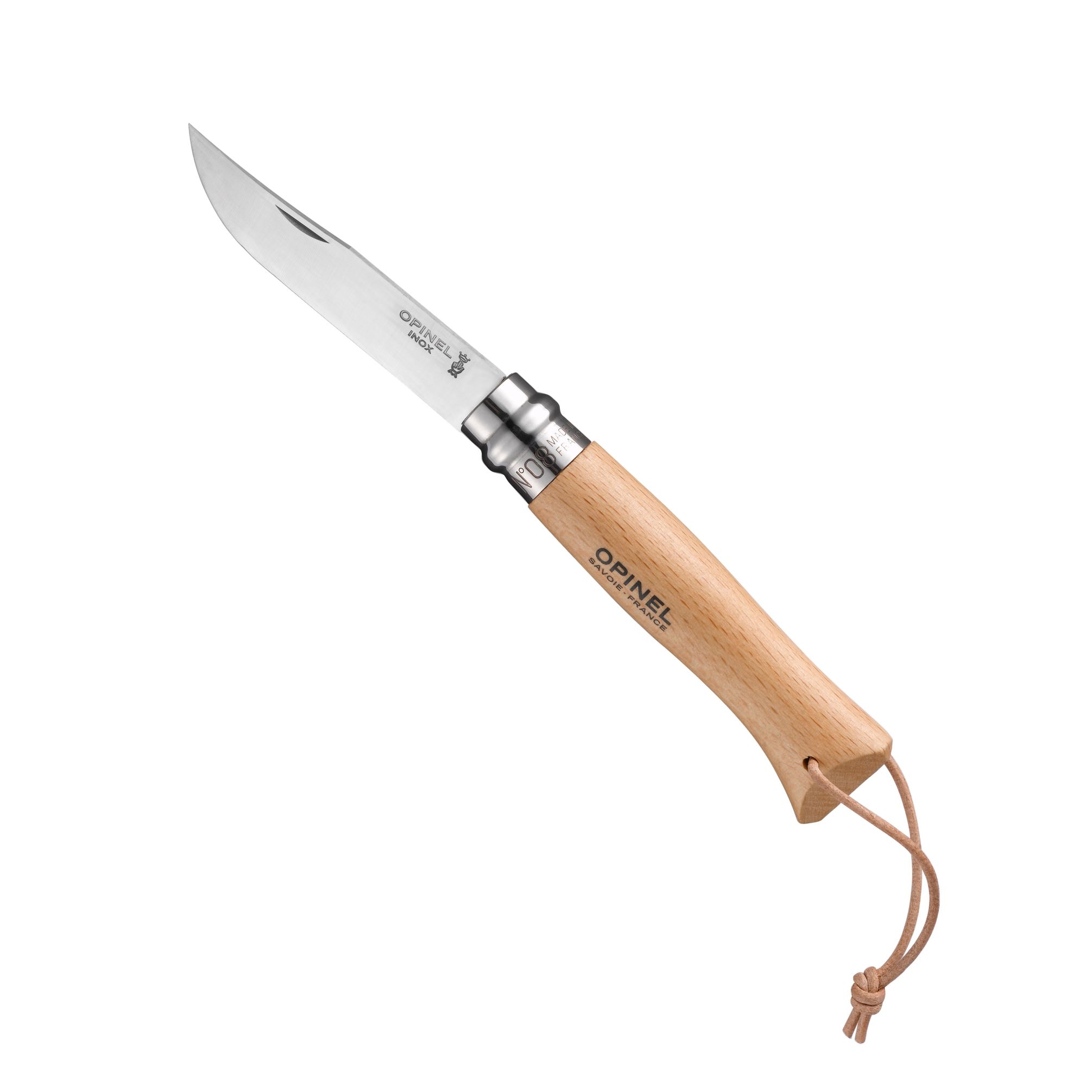 Fotografie Zavírací nůž VR N°08 Inox Adventurer 8,5 cm bukový - Opinel