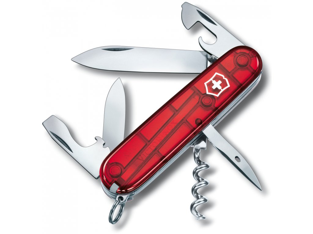 Fotografie Kapesní nůž SPARTAN transparent červený - Victorinox
