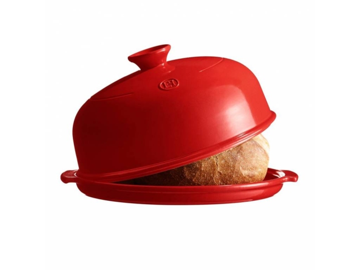 Fotografie Forma na pečení chleba Burgundy granátová červená E-BALENÍ 33x28 cm- Emile Henry