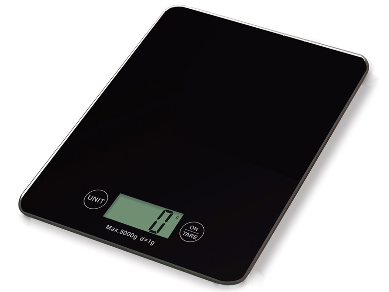 Digitální kuchyňská váha 16x21 cm, černá - Weis