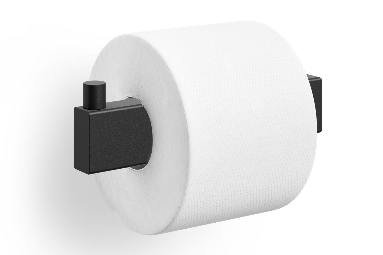 Fotografie držák toaletního papíru nerezový černý linea Zack ZACK A104:40590