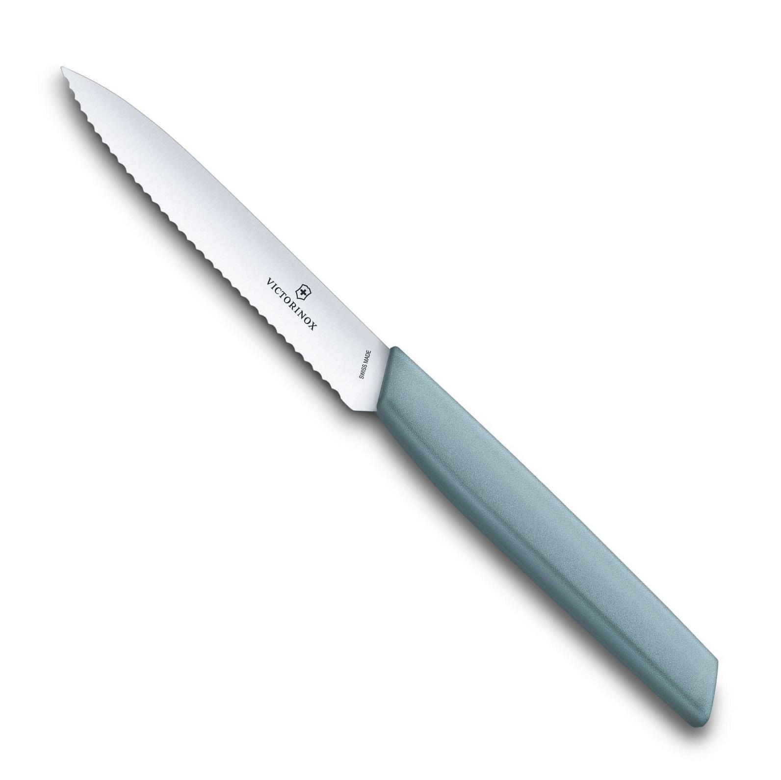 Fotografie Nůž na zeleninu SWISS MODERN 10 cm modrošedý - Victorinox