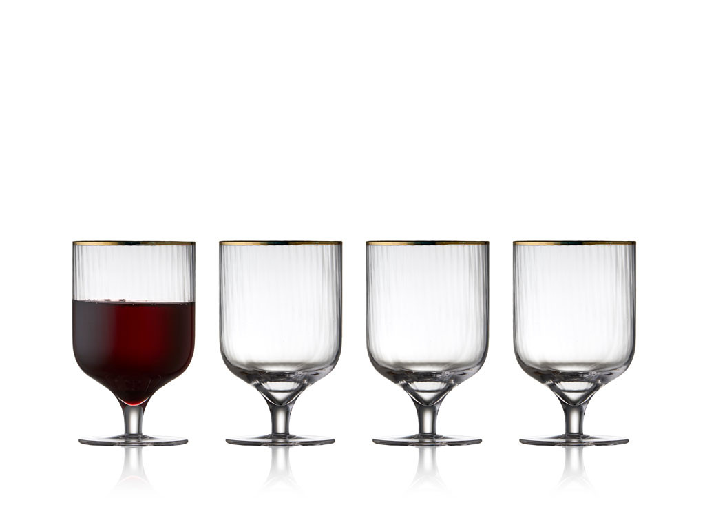 Fotografie Sklenice na víno Palermo 30cl, sada 4 ks - LYNGBY GLAS