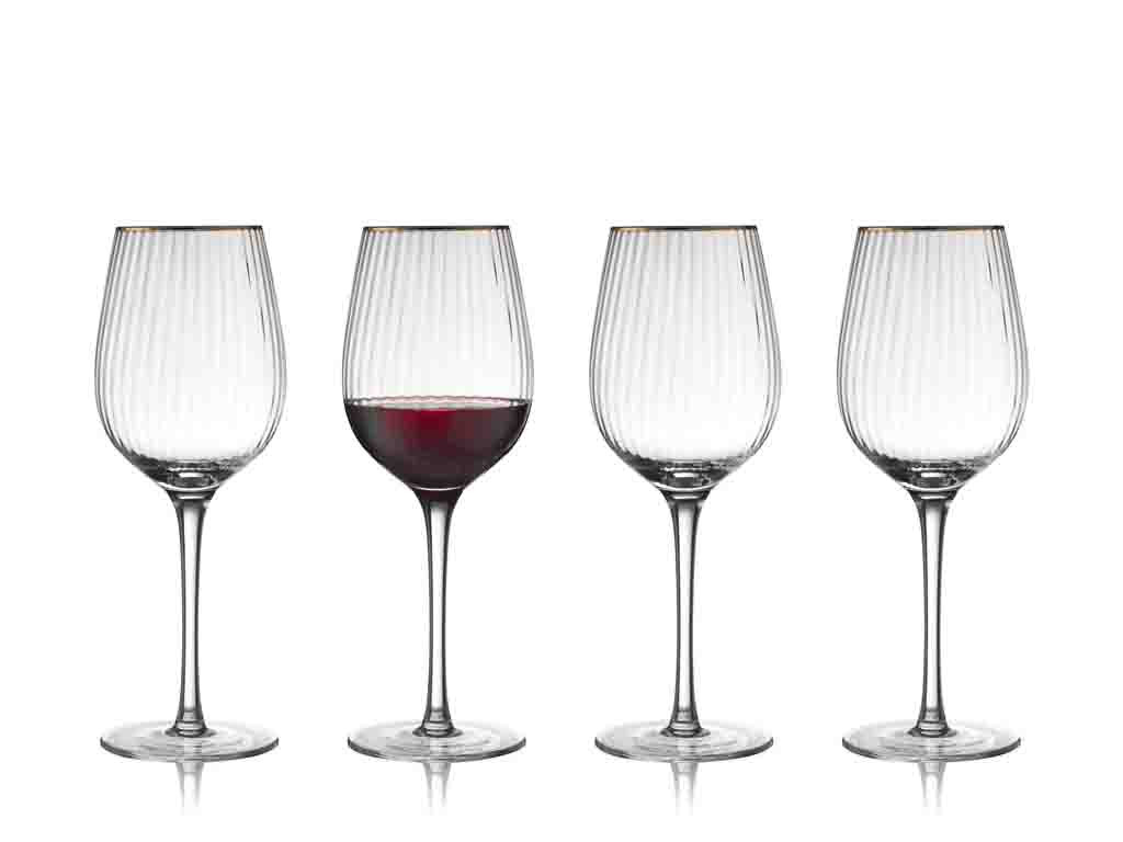 Fotografie Sklenice na červené víno Palermo 30cl, sada 4 ks - LYNGBY GLAS