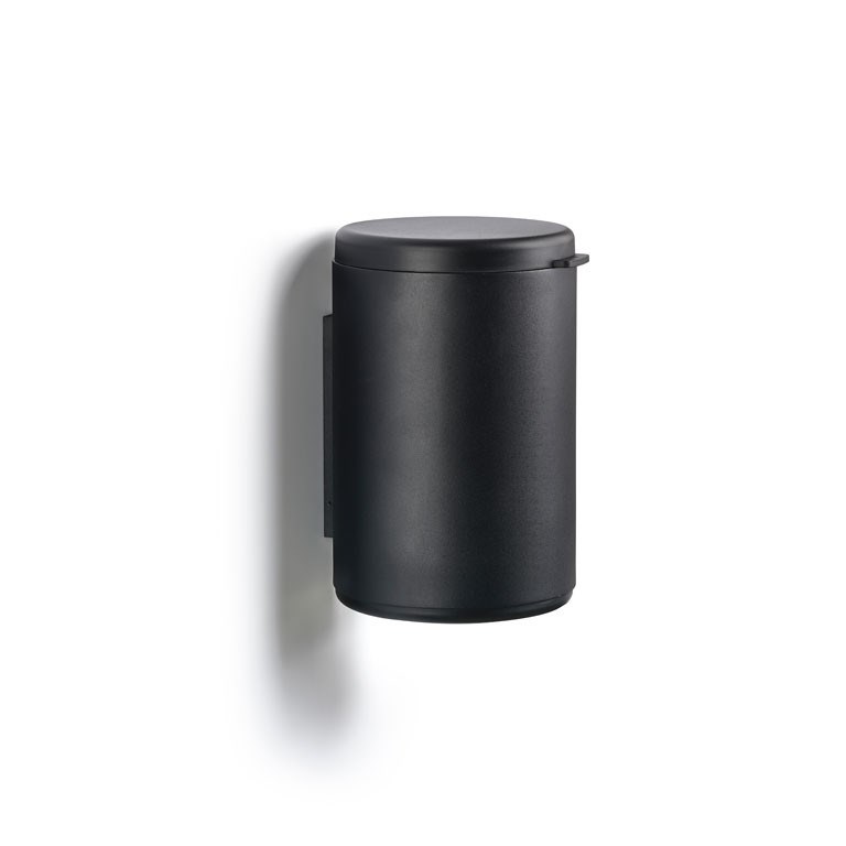 Fotografie Závěsný koupelnový odpadkový koš RIM Black, černý - ZONE DEMMARK