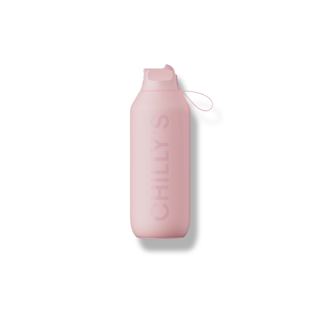 Termoláhev Chilly's Bottles - jemná růžová 500ml, edice Series 2 Flip