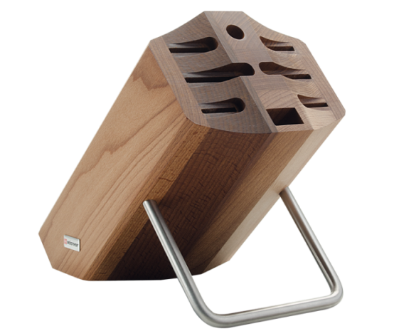 Blok na nože hnědý, na 8 ks termo bukové dřevo - Wüsthof Dreizack Solingen