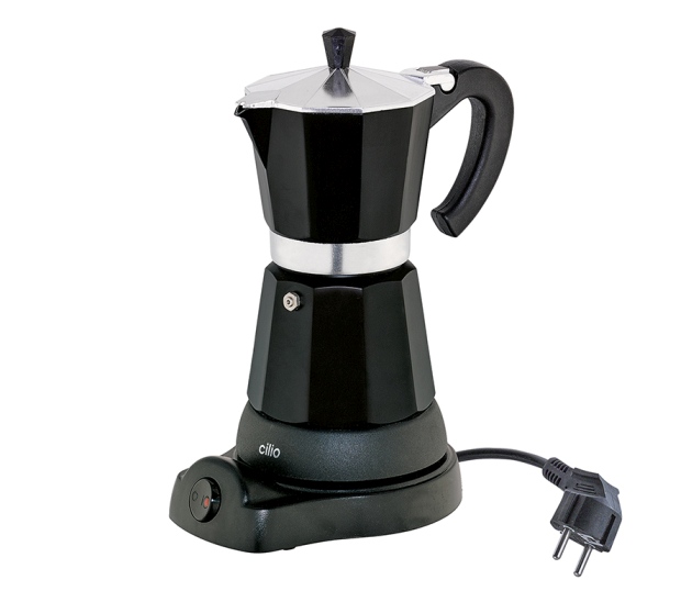 Fotografie Kávovar elektrický Classico na 6 šálků černý 300 ml - Cilio