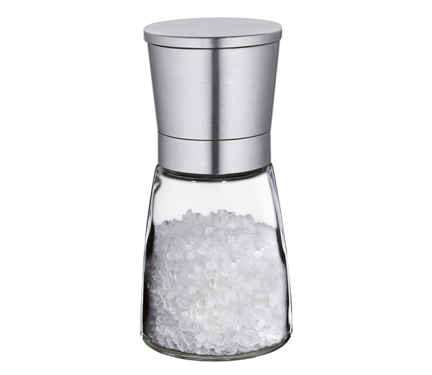 Mlýnek na sůl Brindisi 14 cm široký nerezový - Cilio