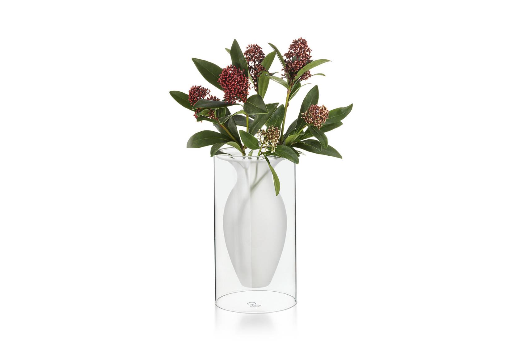 Skleněná váza ESMERALDA 23,5 cm - PHILIPPI