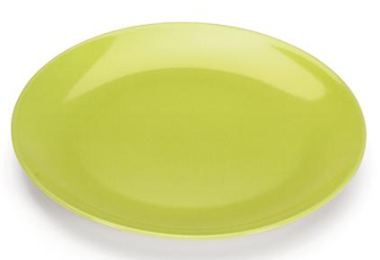 COLOURS Mělký talíř 6ks Limetkově zelený - Carlo Giannini
