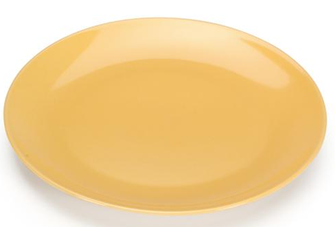 COLOURS Mělký talíř 6ks žlutý - Carlo Giannini