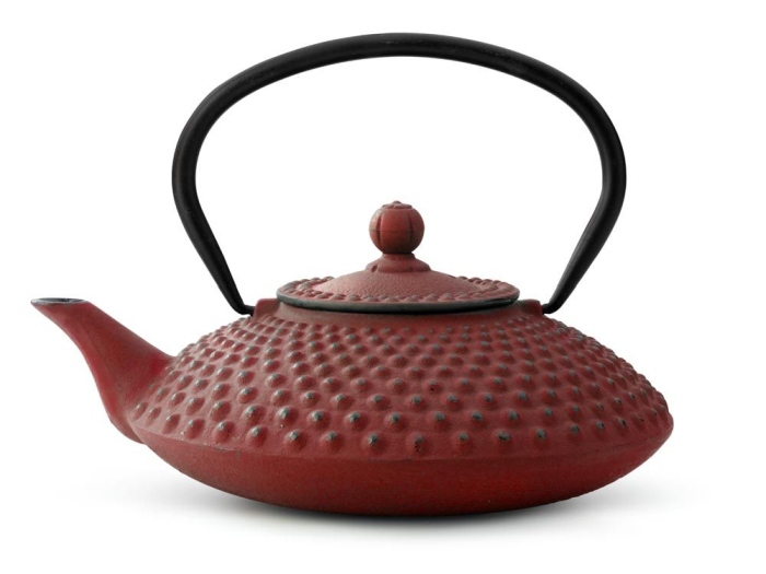 Čajová konvice s filtrem Jing Xilin 1250 ml červená - Bredemeijer