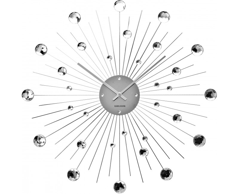 Nástěnné hodiny crystal diamants - Karlsson
