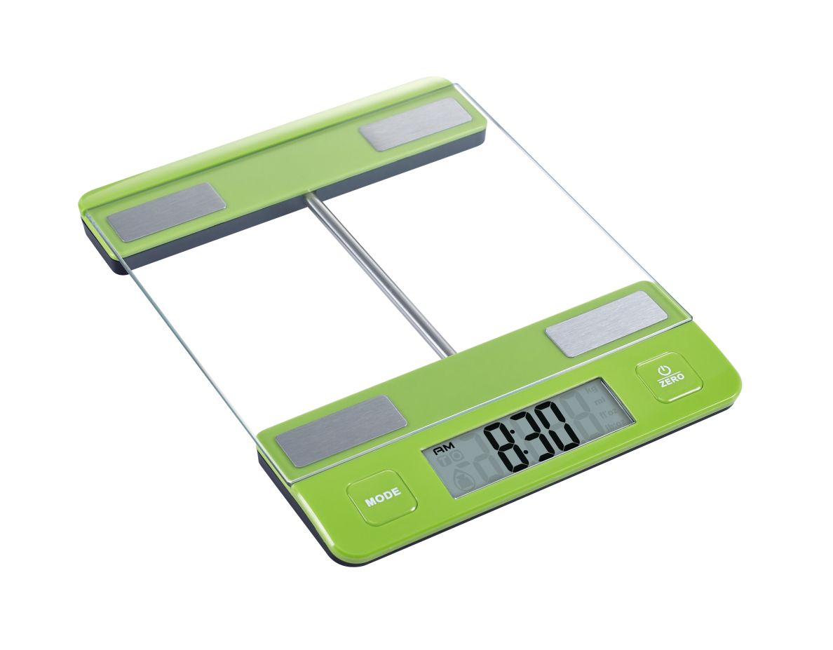 Kuchyňská Digitální váha do10kg skleněná zelená - Carlo Giannini