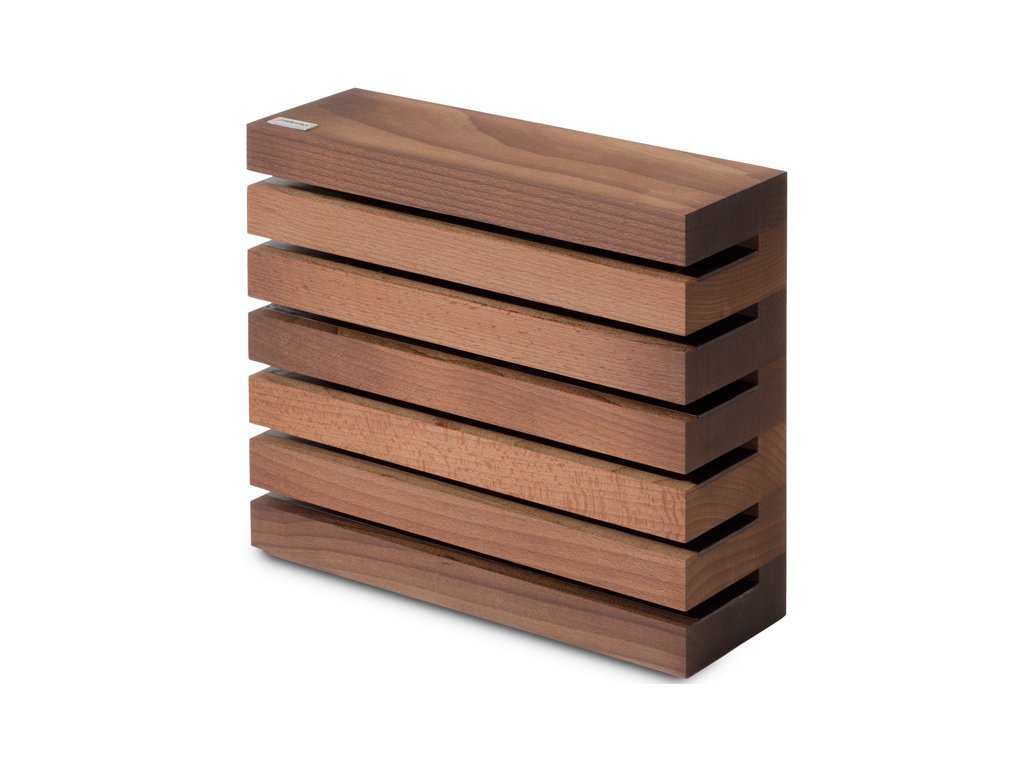 Blok na nože magnetický, na 6ks, termo bukové dřevo - Wüsthof Dreizack Solingen