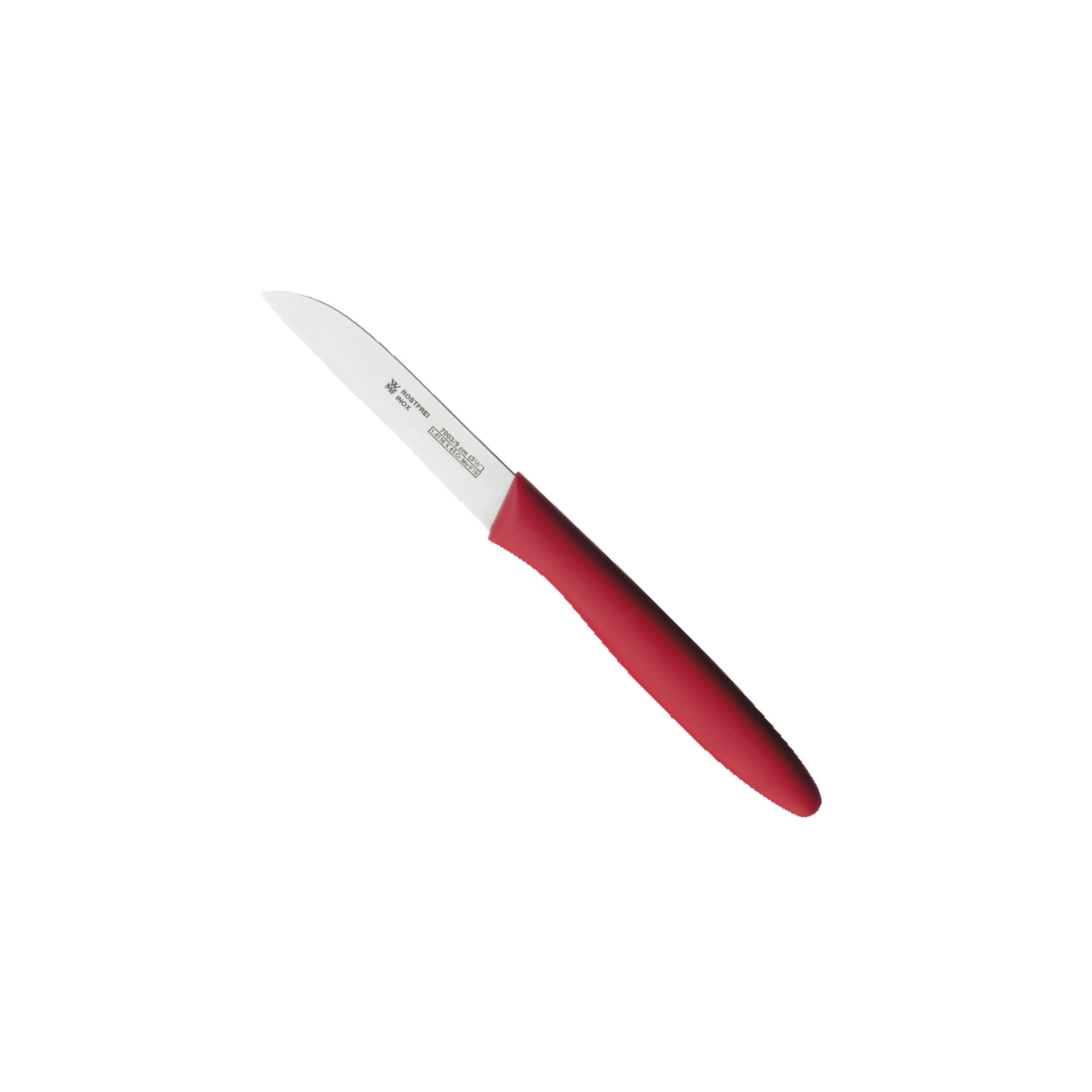 Nůž na zeleninu červený 9 cm - WMF