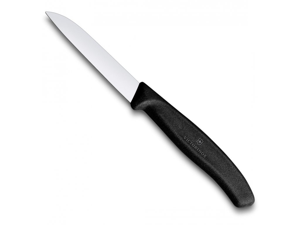 Nůž na zeleninu SWISS CLASSIC 8 cm černý - Victorinox