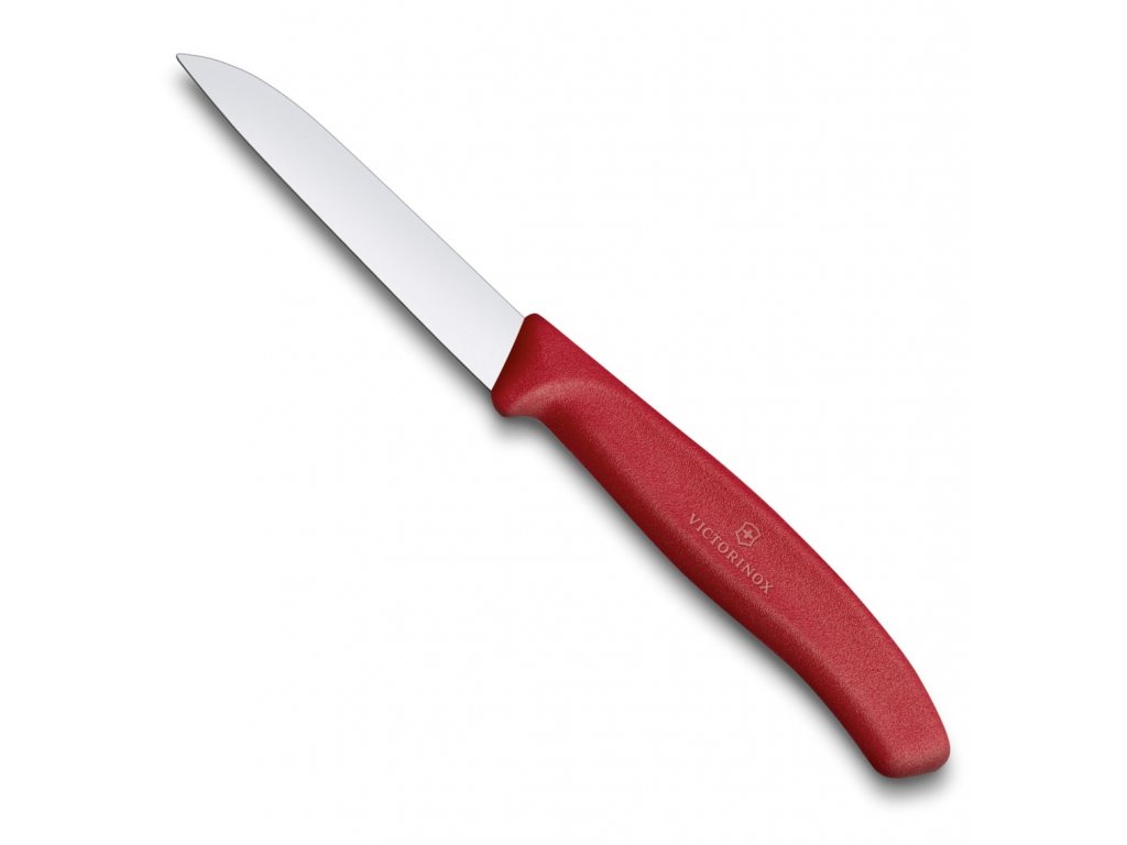 Nůž na zeleninu SWISS CLASSIC 8 cm červený - Victorinox