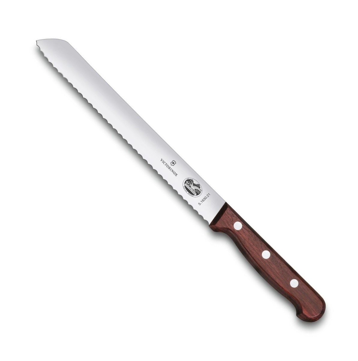 Nůž na chléb a pečivo 21 cm ROSEWOOD dřevěná rukojeť - Victorinox