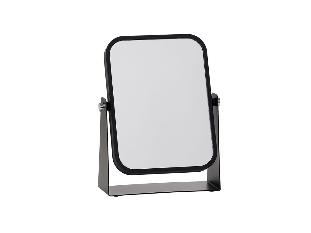 Oboustranné stolní kosmetické zrcadlo, černé - ZONE DEMMARK