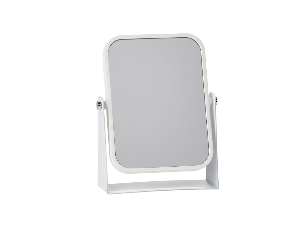 Oboustranné stolní kosmetické zrcadlo, bílé - ZONE DEMMARK