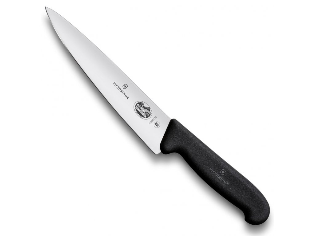 Kuchařský nůž FIBROX 19 cm černý - Victorinox