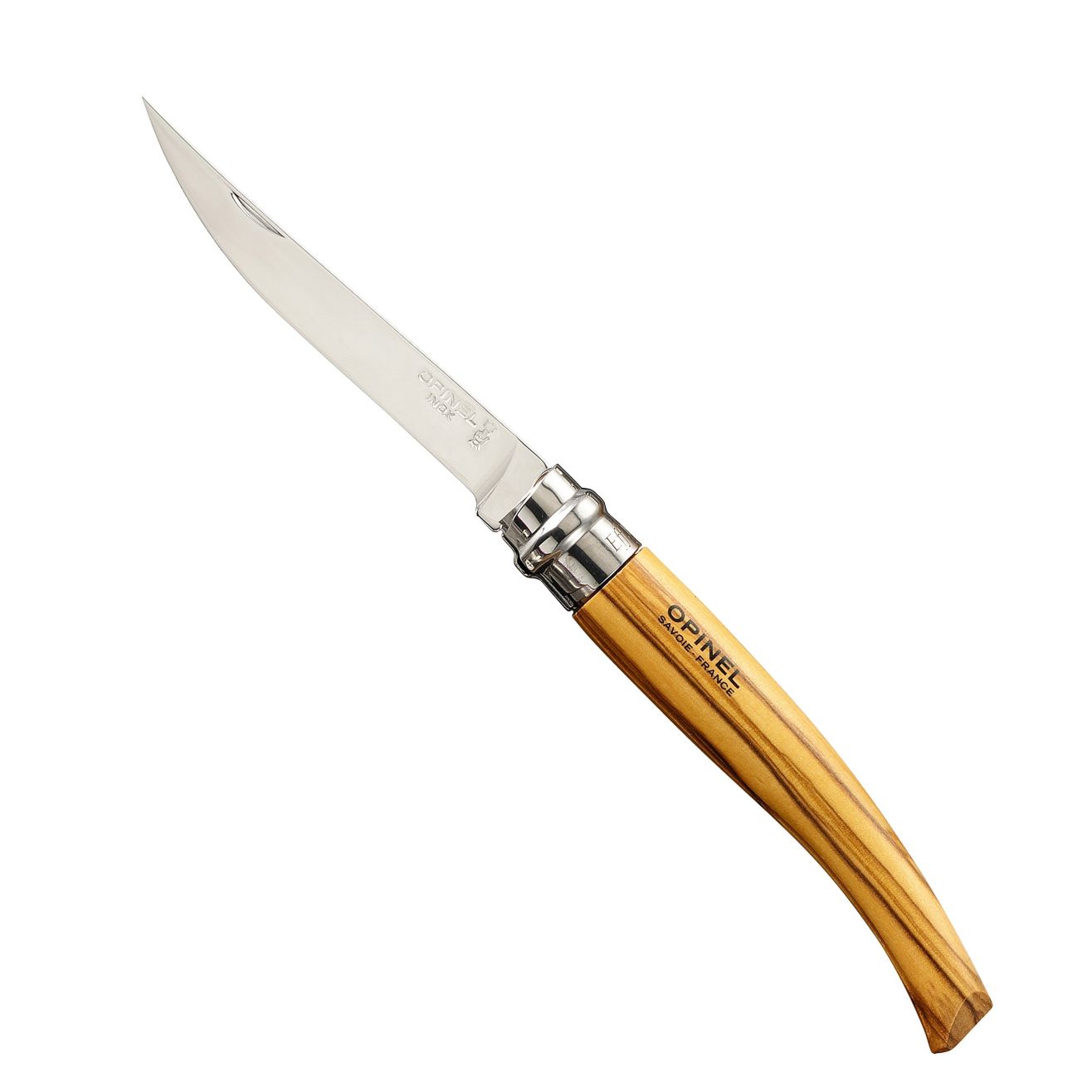 Zavírací nůž Opinel VR N°10 Inox Slim 10 cm olivový - Opinel