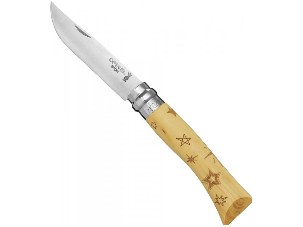 Zavírací nůž Opinel VR N°07 Inox Stars, 8 cm - Opinel