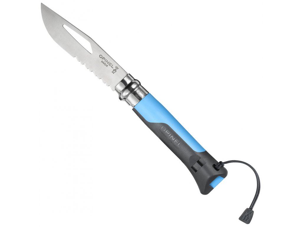 Zavírací nůž VR N°08 Outdoor Blue 8,5 cm modrý - Opinel