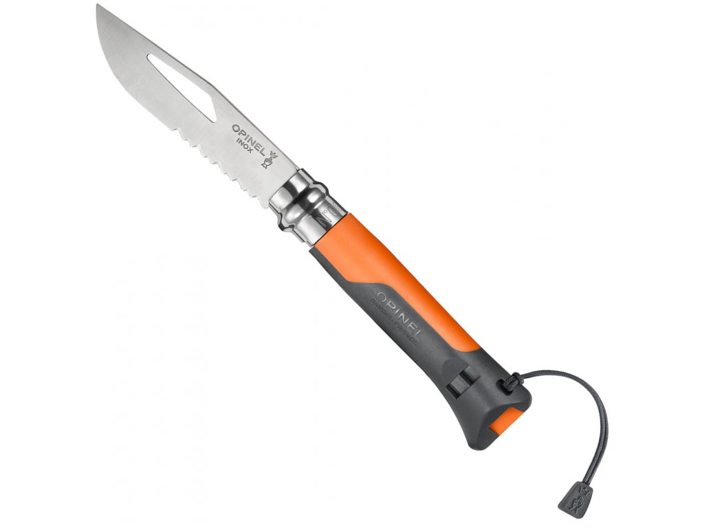 Zavírací nůž VR N°08 Outdoor Orange 8,5 cm oranžový - Opinel