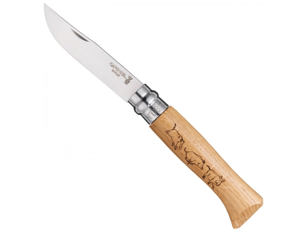 Zavírací nůž Opinel VR N°08 Inox Boar, 8,5 cm - Opinel
