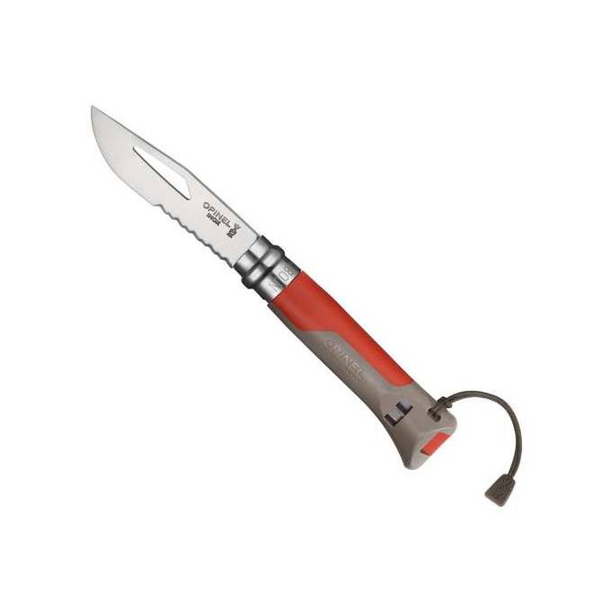 Zavírací nůž VRI N°08 Inox Outdoor RED 8,5 cm červený - Opinel