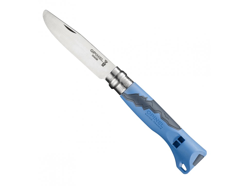 Dětský zavírací nůž VRI N°07 Outdoor Junior modrý 8 cm - Opinel