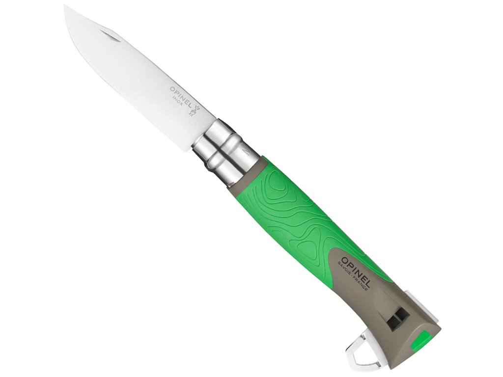 Zavírací nůž VRI N°12 Inox Explore green - Opinel