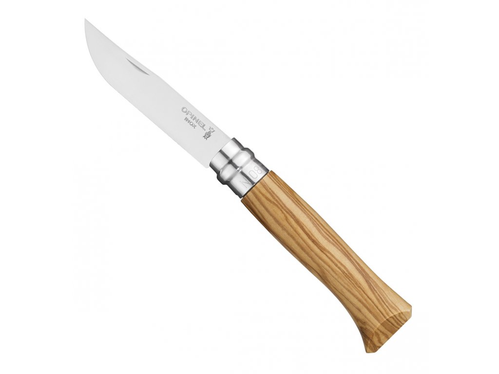 Zavírací nůž Opinel VRI N°08 Inox Olive, 8,5 cm - Opinel