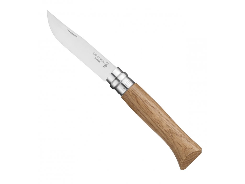 Zavírací nůž Opinel VRI N°08 Inox Oak, 8,5 cm - Opinel