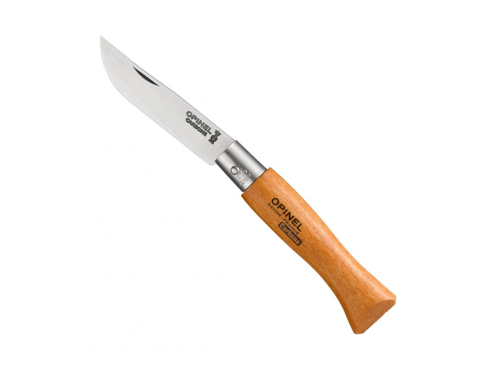Zavírací nůž N°05 Carbon 6 cm bukový - Opinel