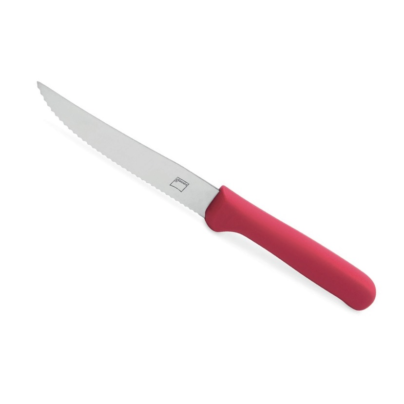 Steakový nůž FACTOTUM, červený - Carlo Giannini